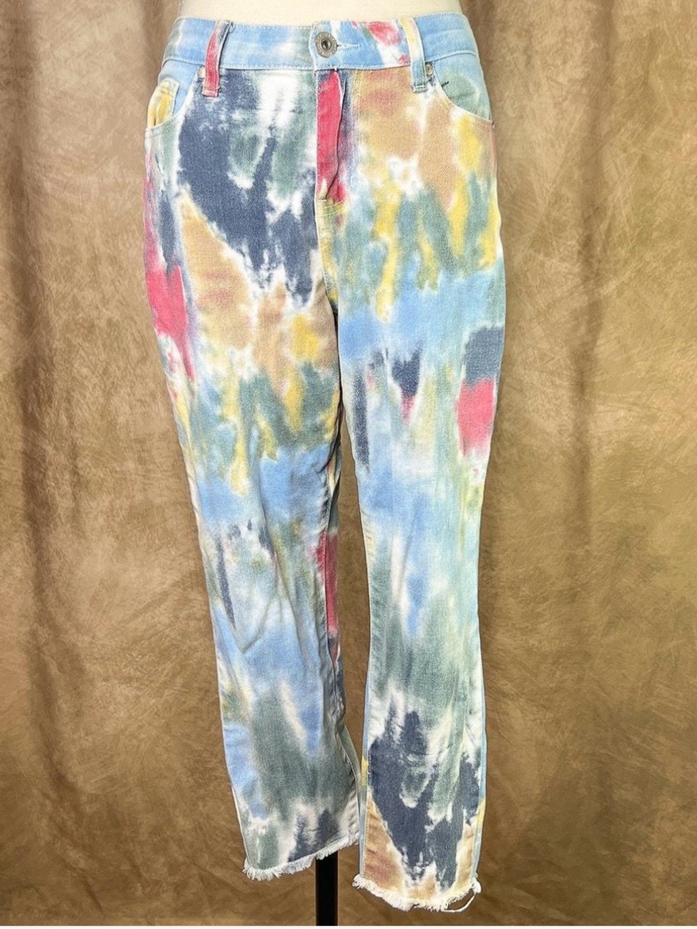 Hydraulic Multicolor Tie-Dye Men's Chinos